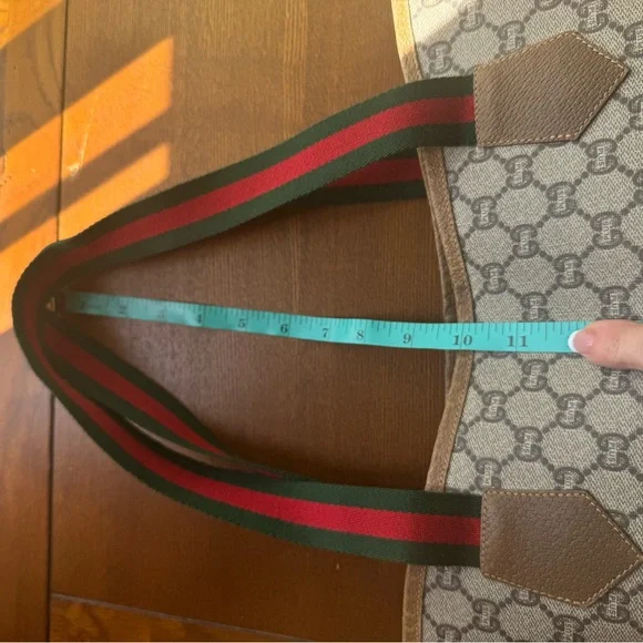 Gucci Vintage GG Plus Sherryline Tote/Handbag W/COA. - Picture 14 of 16